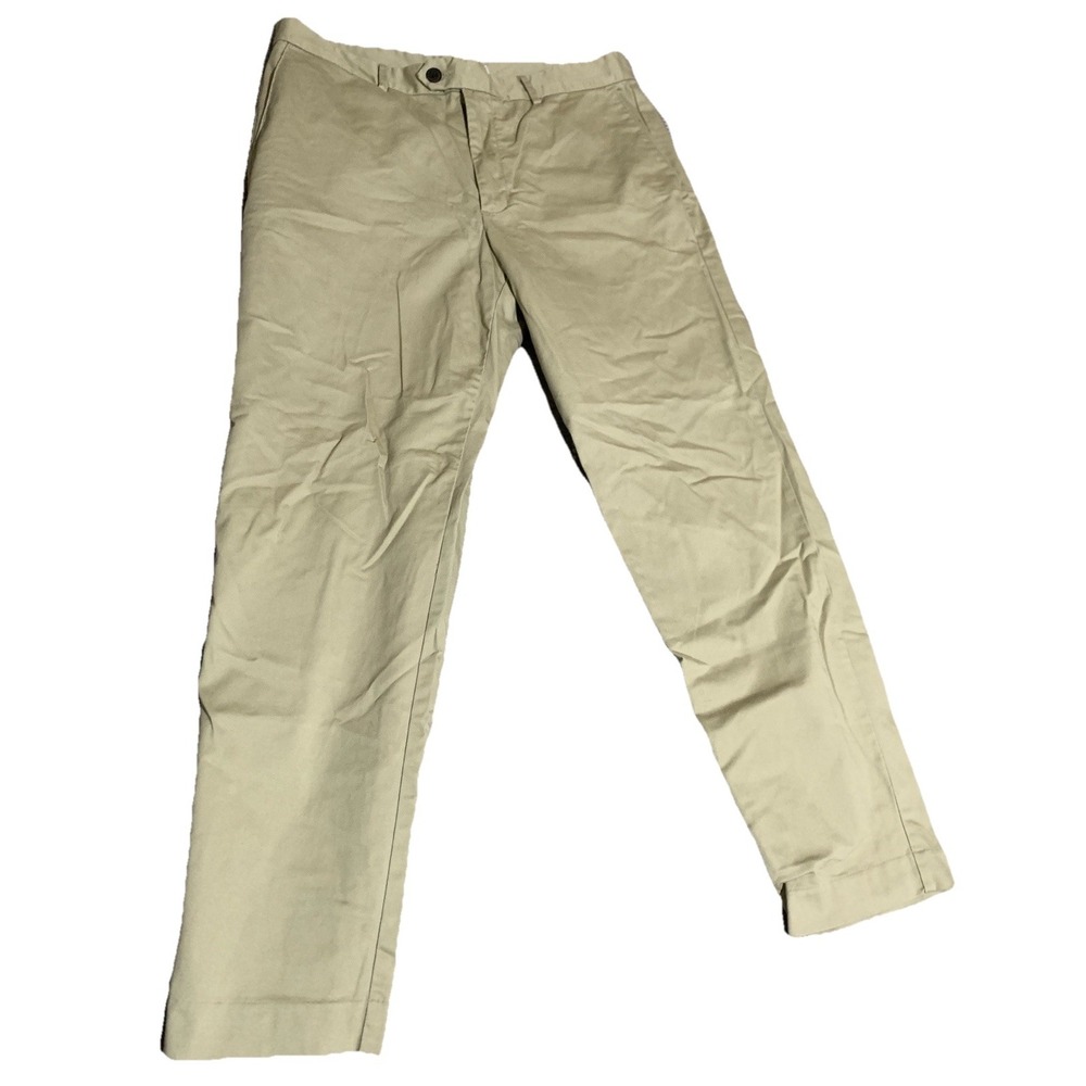 Goodfellow & Co Mens Slim Fit Hennepin Chino Pants Khaki Tan 36W x 32L Trousers